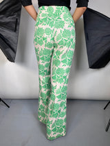 Pantalón de Lino Estampado