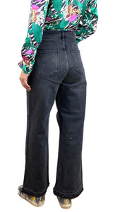 Jeans Negro Palazzo