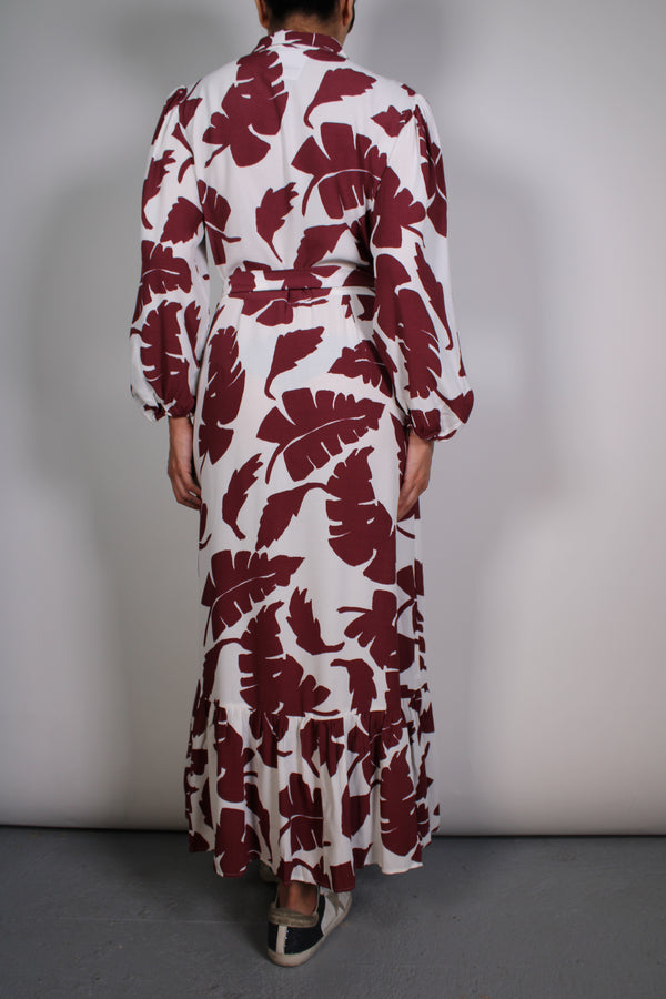 Vestido Hoja Tropical