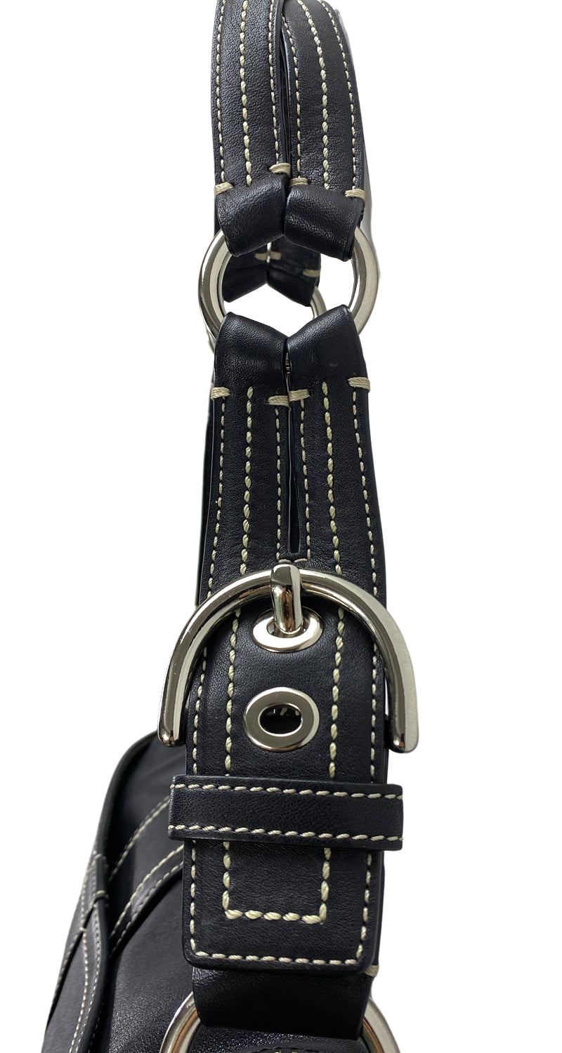 Bolso Negro Hebilla