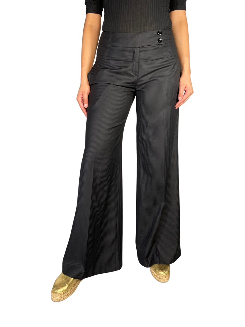 Pantalón Negro Rayas