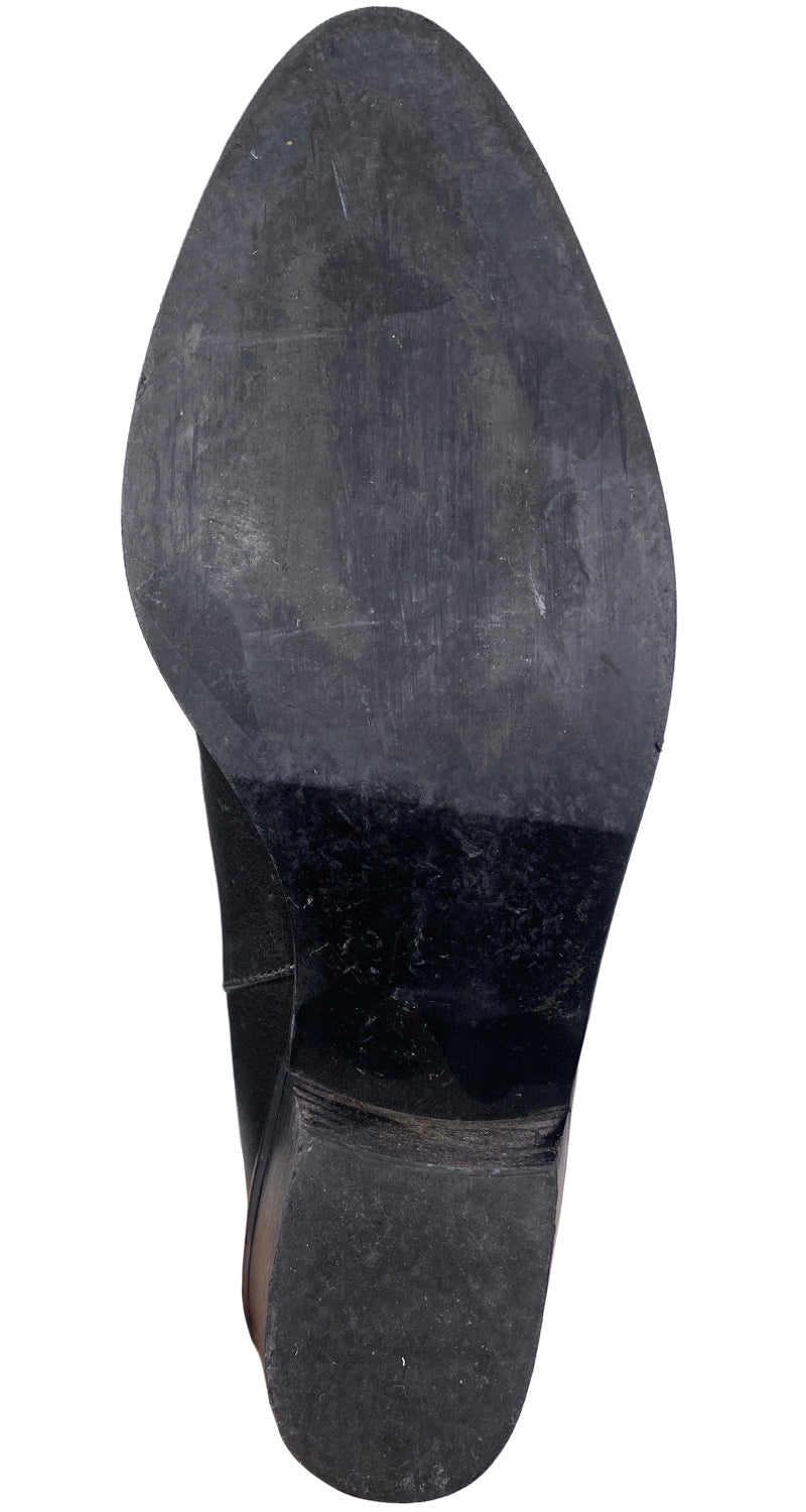Botas Cowboy Gamuza Negra