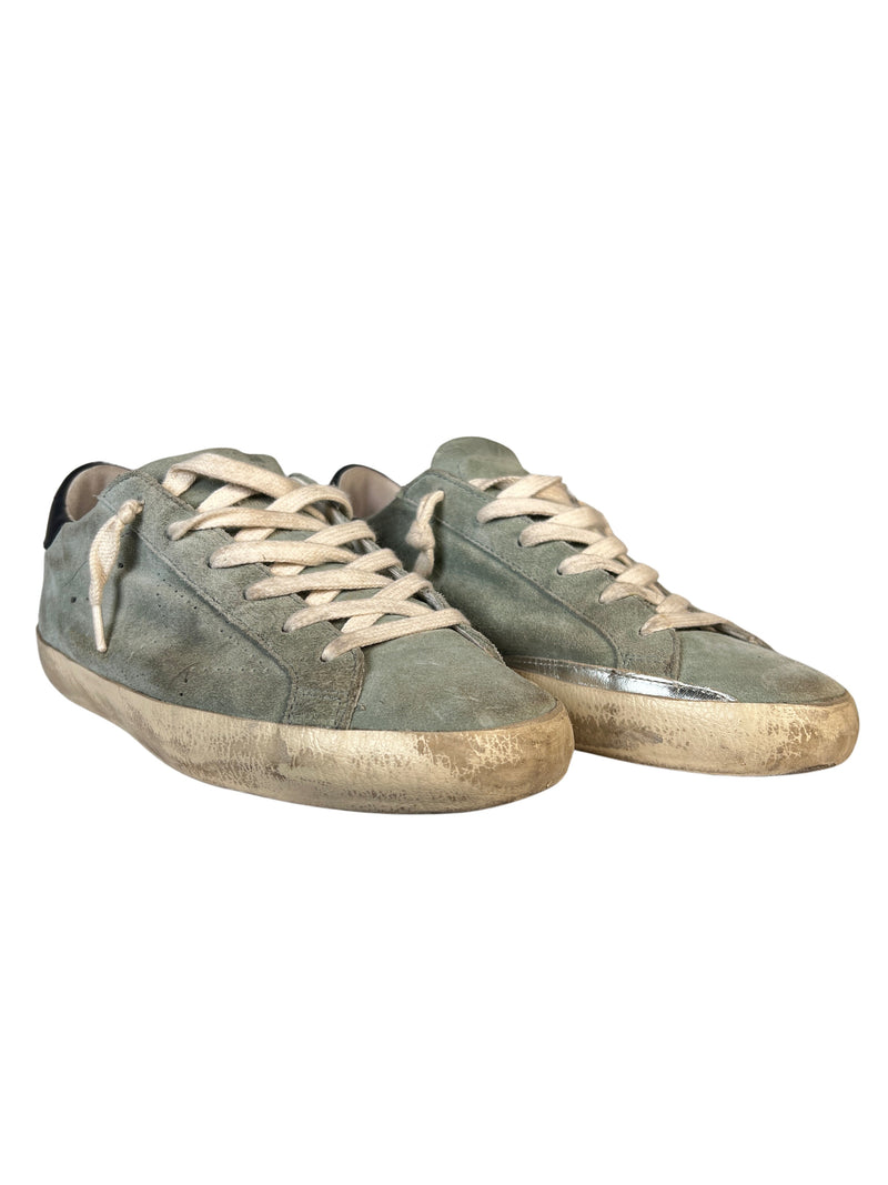 Zapatillas Superstar Military Green Suede