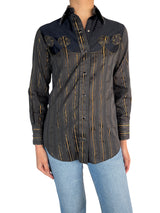 Blusa Fibras Metalizadas