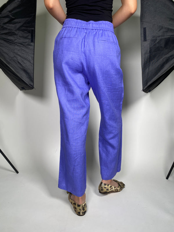 Pantalón Lino Morado