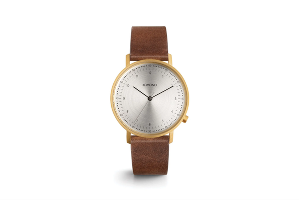 Reloj Lewis Saddle Brown