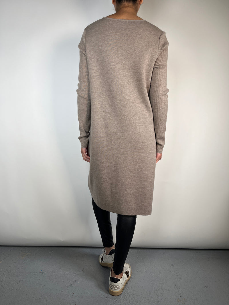 Vestido Lana Merino Tejido