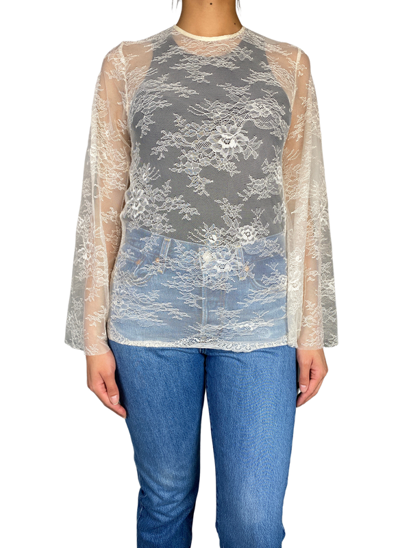 Blusa Pizzo Traslucida Have One by Magma