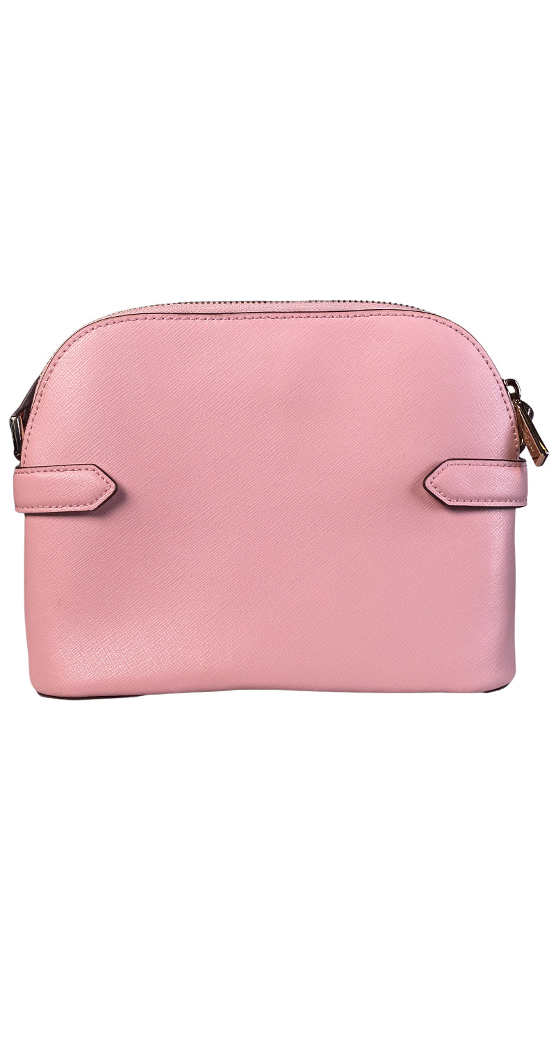 Bandolera Cuero Rosa