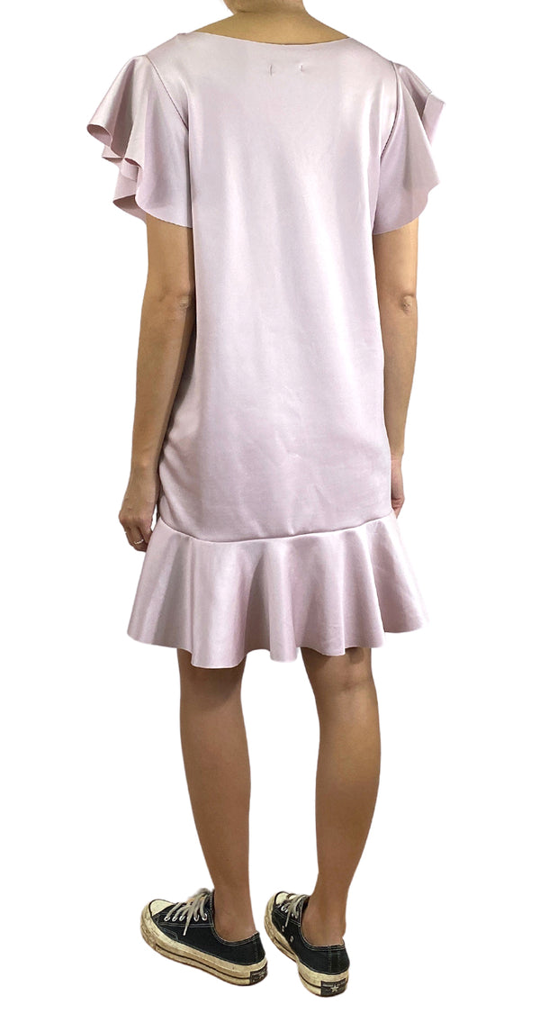Vestido Rosado Satinado