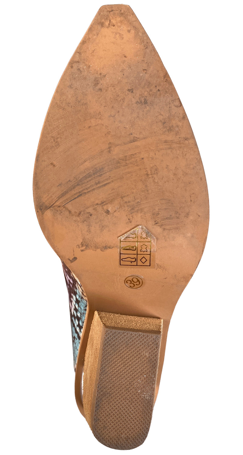 Mules Snake Cuero