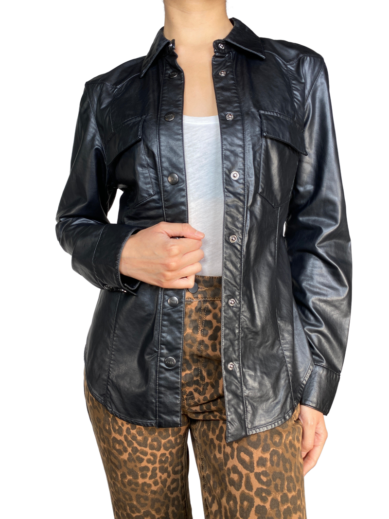 Sobrecamisa Cuero Vegano