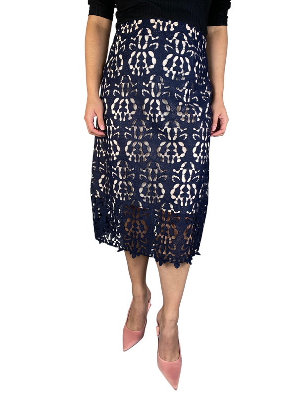 Falda Broderie