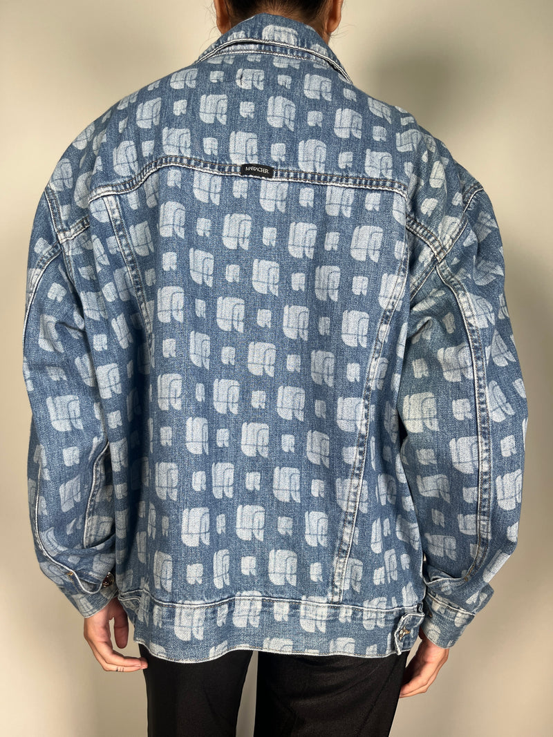 Chaqueta Liviana Jeans Estampada