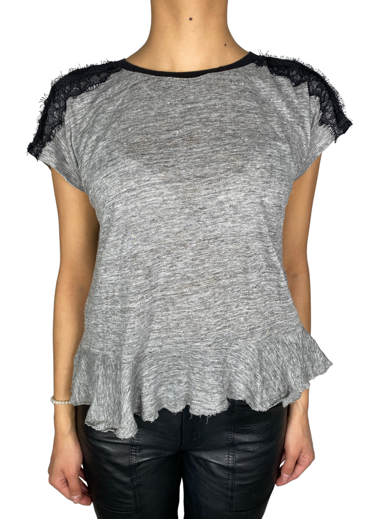 Polera Lino Gris