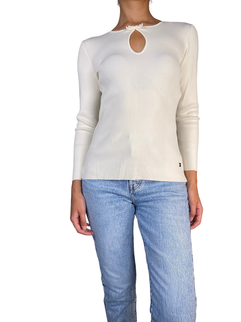 Sweater Lazo Crema
