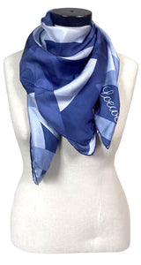 Pañuelo Seda Azul