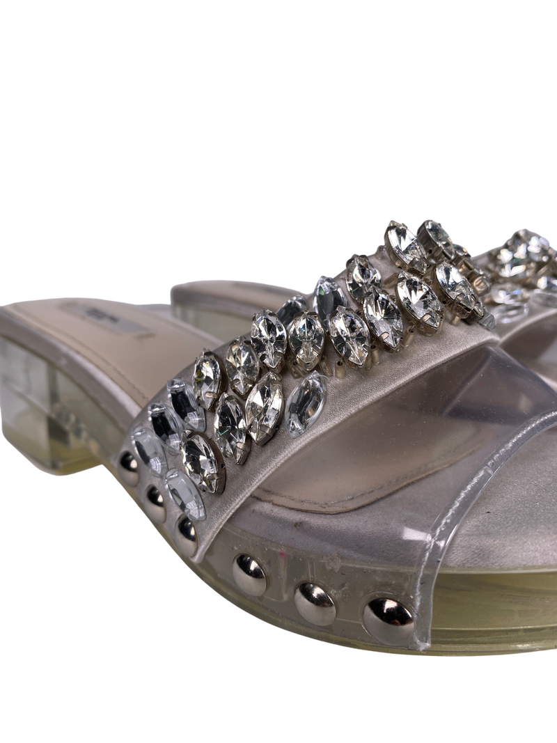 Sandalias Aplicaciones Brillantes