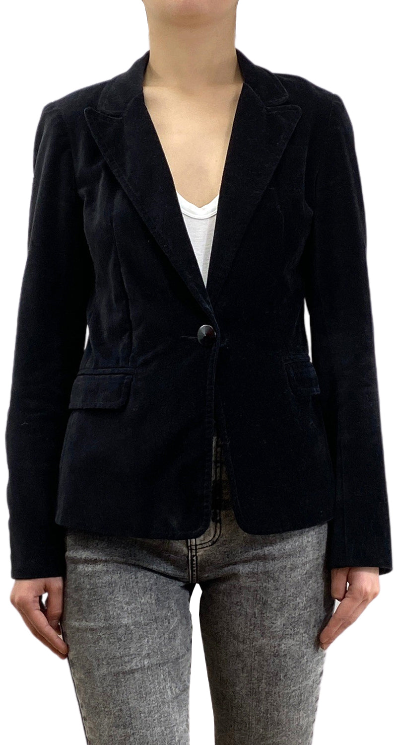 Blazer Terciopelo Negro