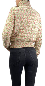 Parca Beige Flores
