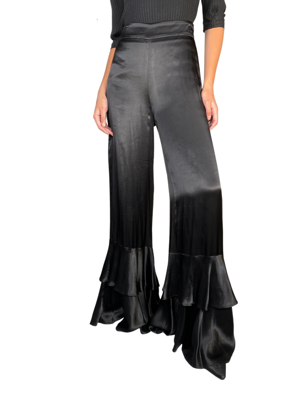 Pantalón Negro Vuelos