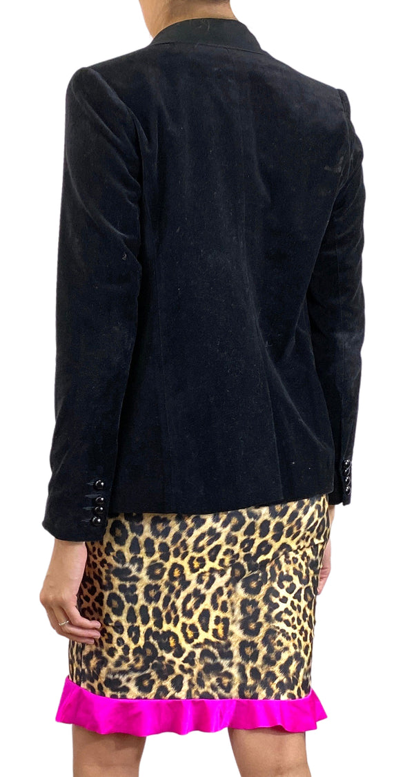Blazer Velvet Negro