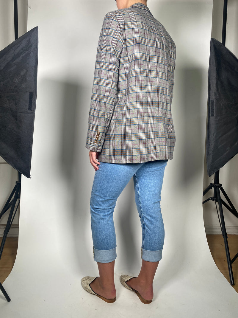 Blazer Houndstooth Multicolor