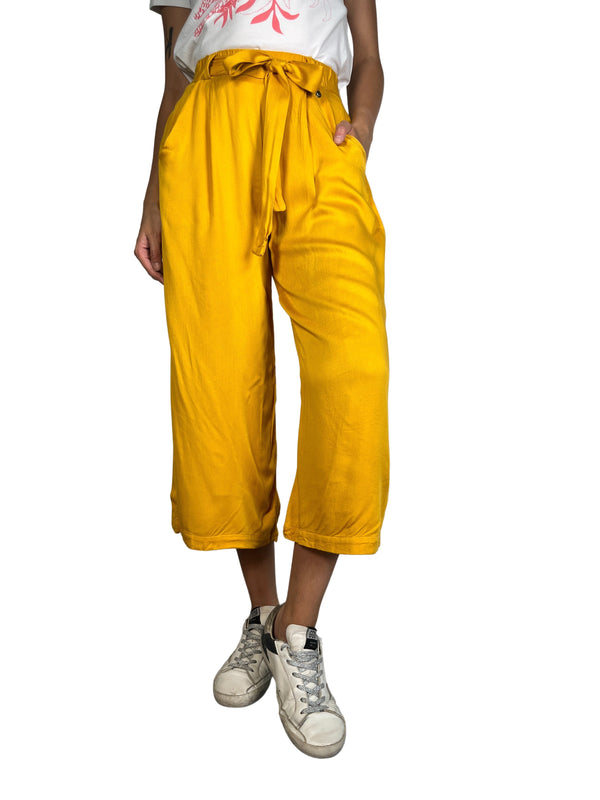 Pantalón Culotte Mostaza