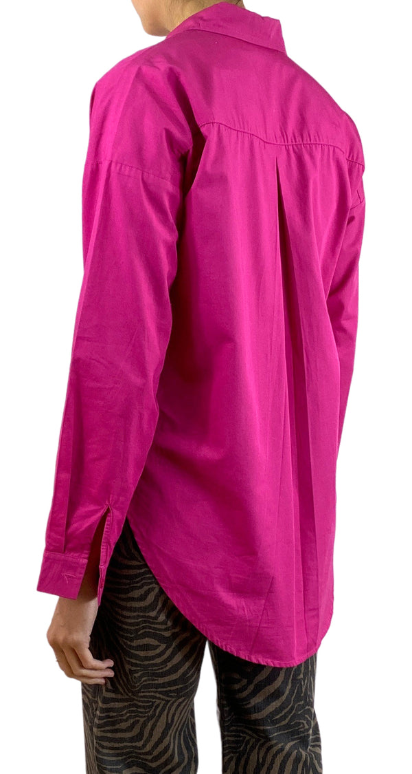 Blusa Fucsia Algodón