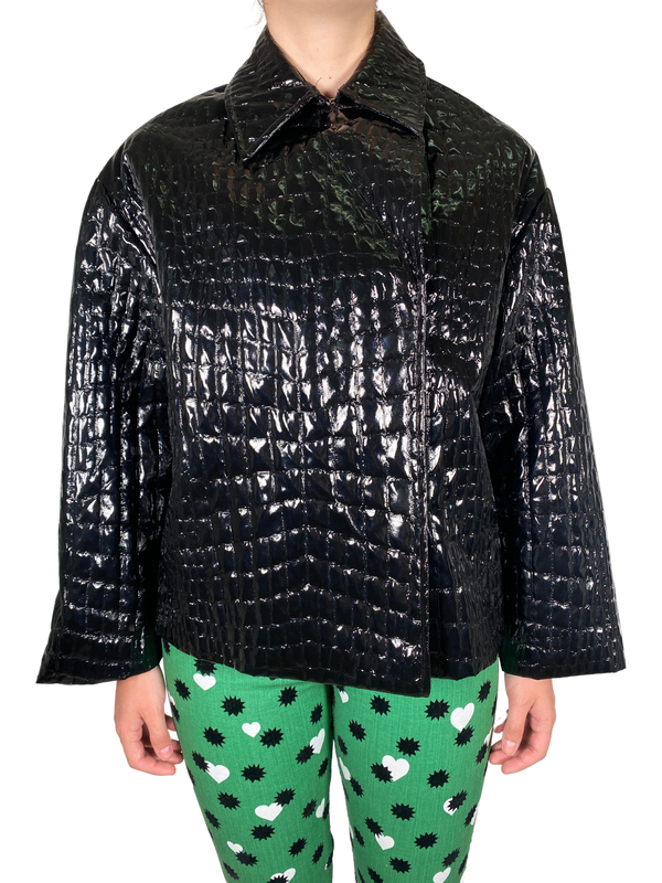 Chaqueta Liza Black Croco