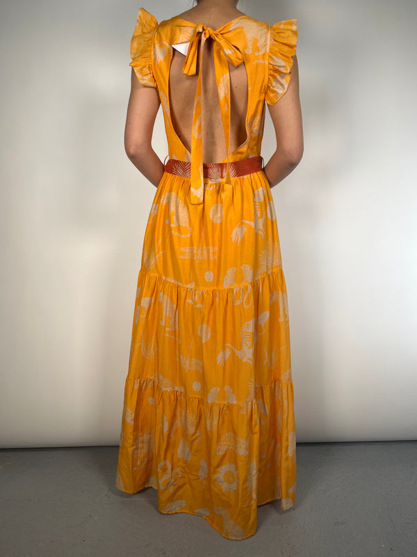 Vestido Lazo Espalda Abierta