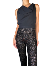 Blusa Negra Sin Mangas