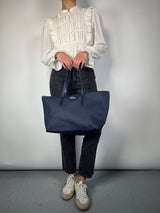 Cartera Azul Marino