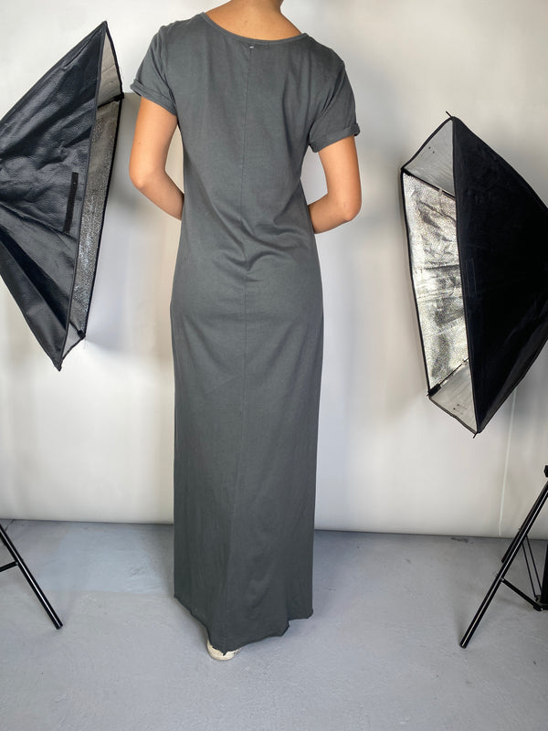 Vestido Maxi Gris