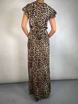Vestido Wrap Animal Print
