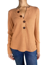 Sweater Color Piel