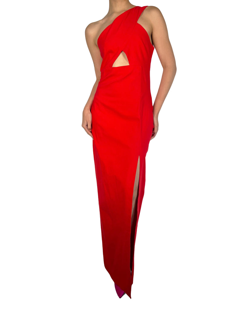 Vestido Asimétrico Viscosa