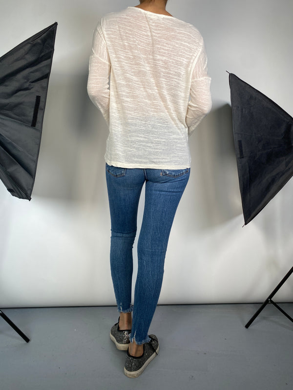 Blusa Blanca Broderie