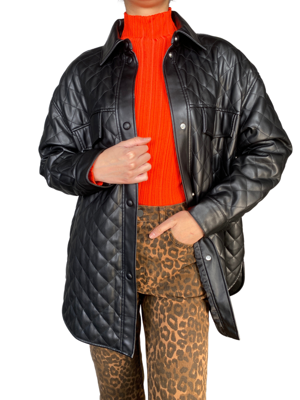 Chaqueta Cuero Vegano