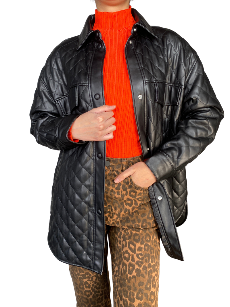 Chaqueta Cuero Vegano
