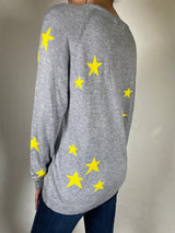 Sweater Gris Estrellas
