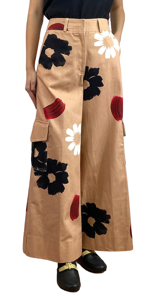 Pantalón Denim Palazzo