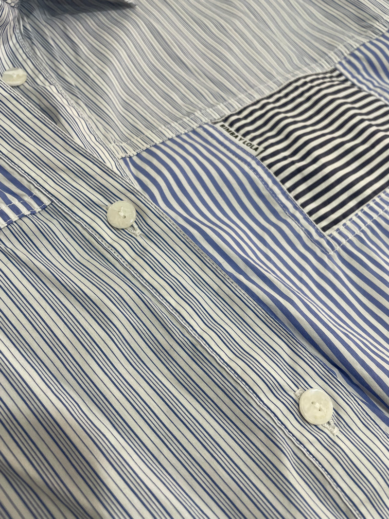 Blusa Rayas Azul
