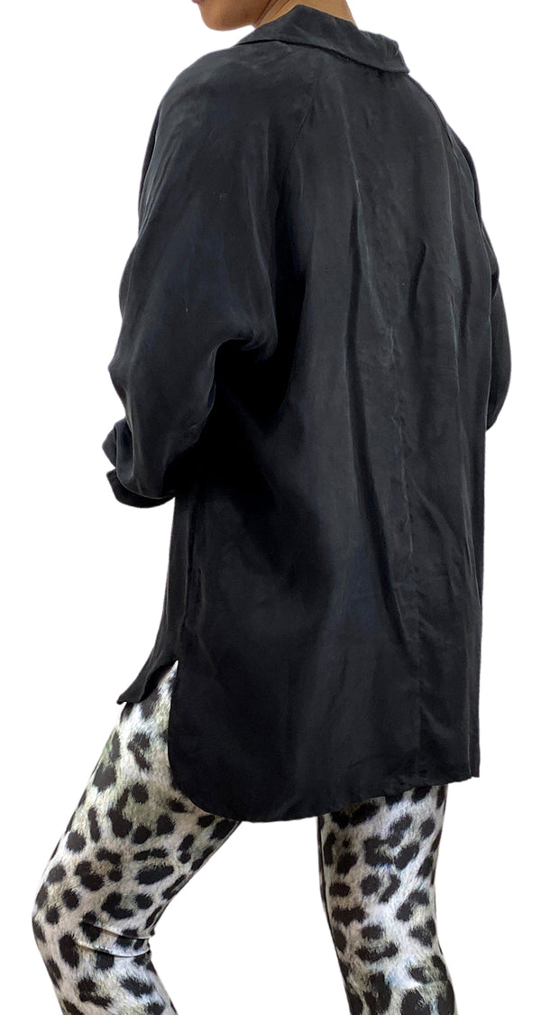 Blusa Larga Negra