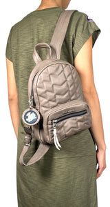 Mochila Cuero Café