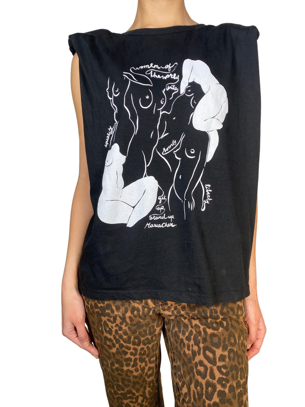 Polera Con Hombreras
