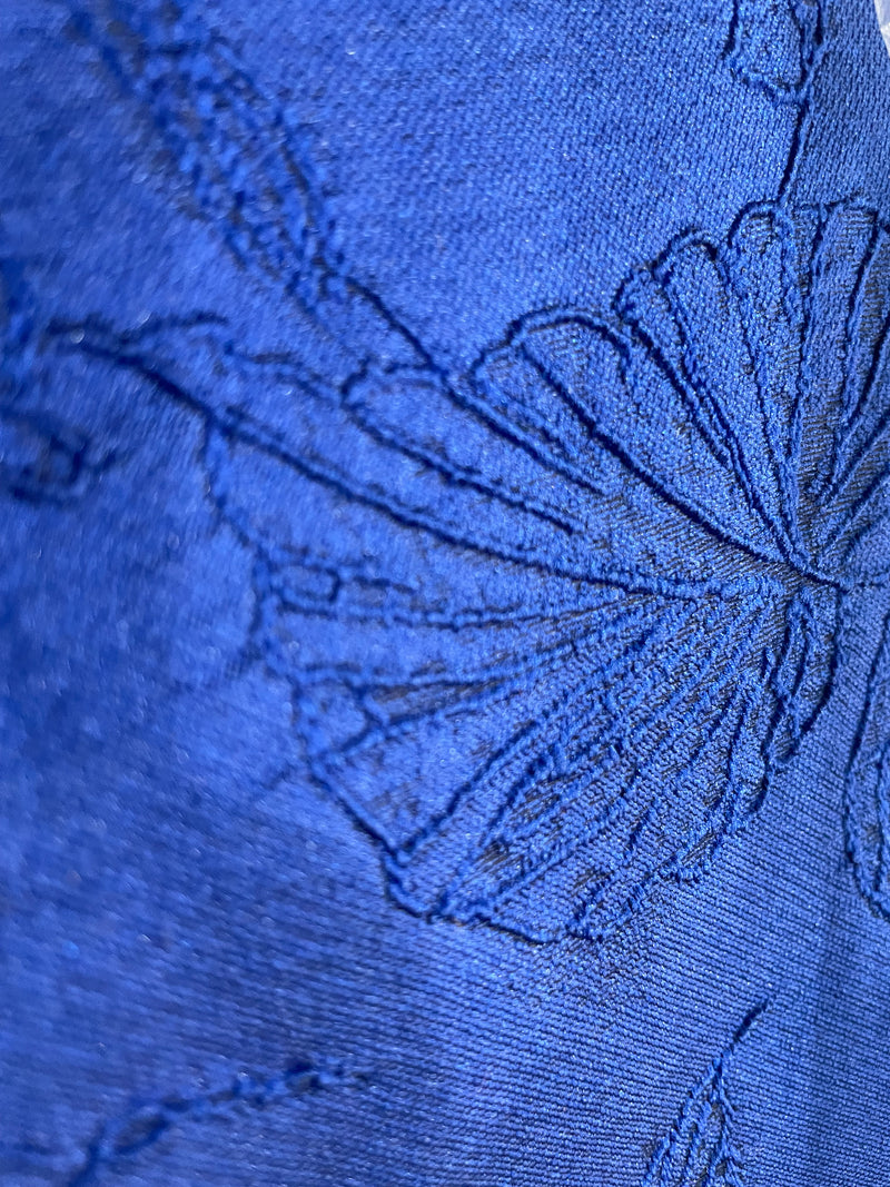 Blusa Jacquard Azul