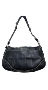 Bolso Negro Hebilla