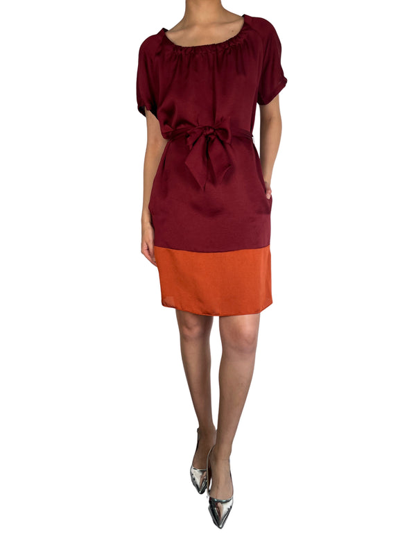Vestido Burdeo