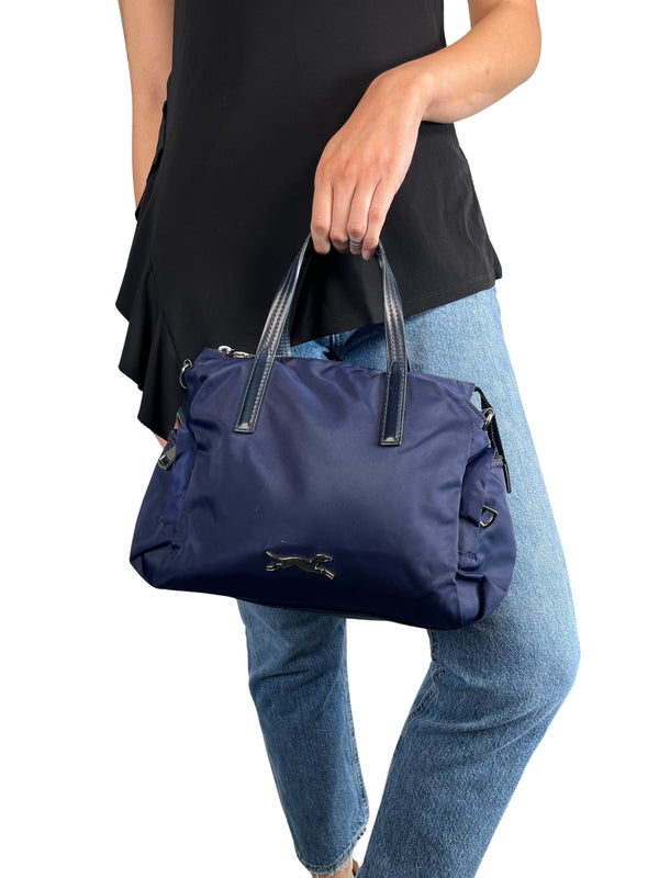Cartera Azul Marino